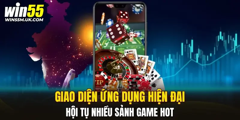Giao diện ứng dụng hiện đại, hội tụ nhiều sảnh game hot Giao diện ứng dụng hiện đại, hội tụ nhiều sảnh game hot