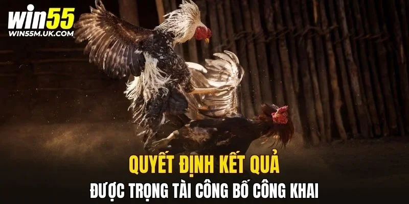 Quyết định kết quả được trọng tài công bố công khai Quyết định kết quả được trọng tài công bố công khai